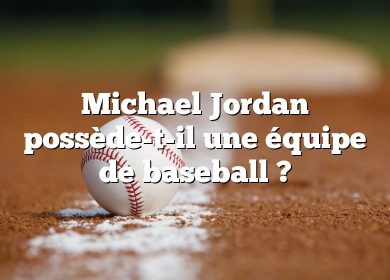 Michael Jordan possède-t-il une équipe de baseball ?